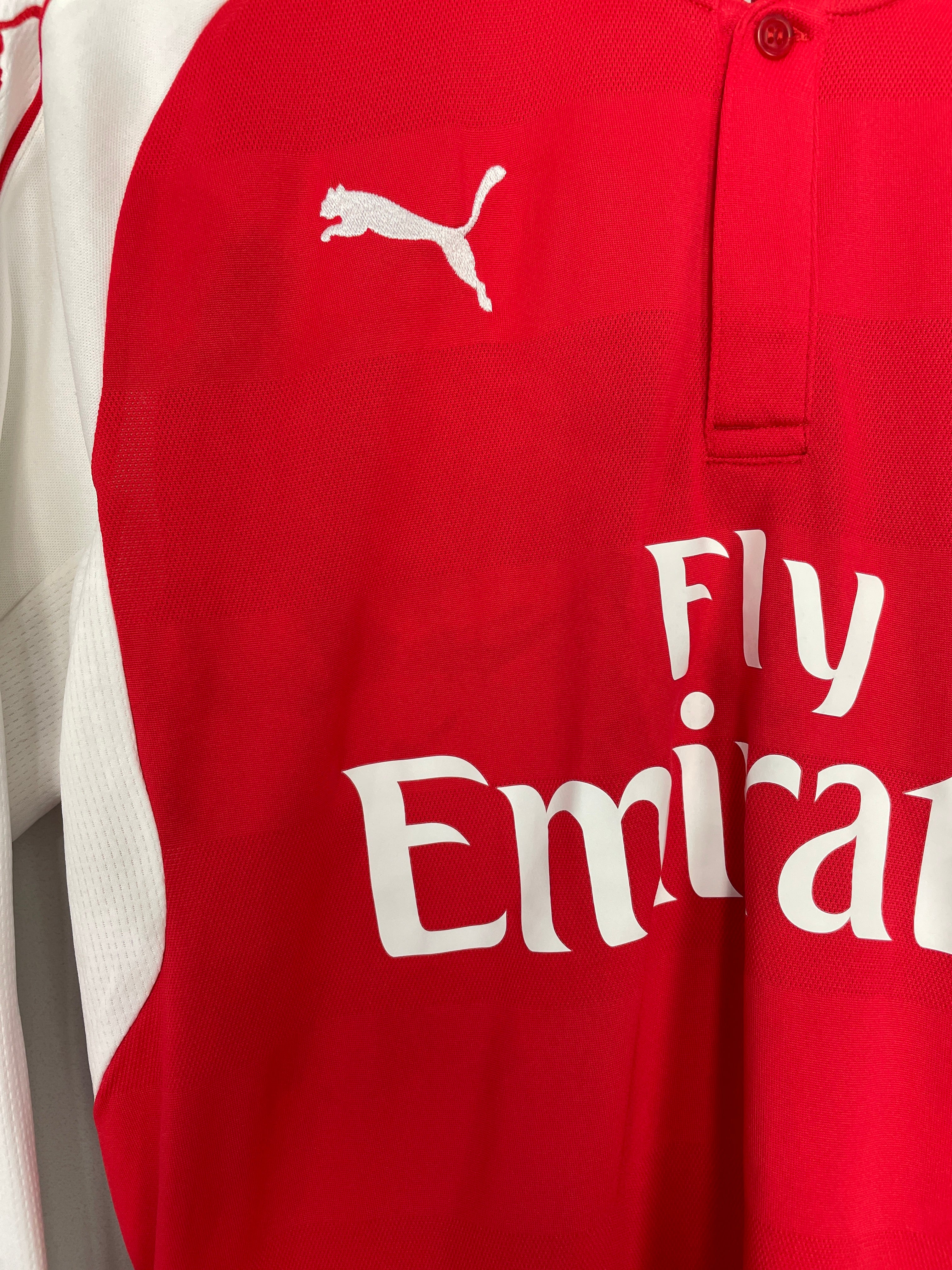 Shop 2015/16 ARSENAL L/S HOME SHIRT (M) PUMA, classic football shirts, vintage football shirts & retro soccer jerseys at Cult Kits