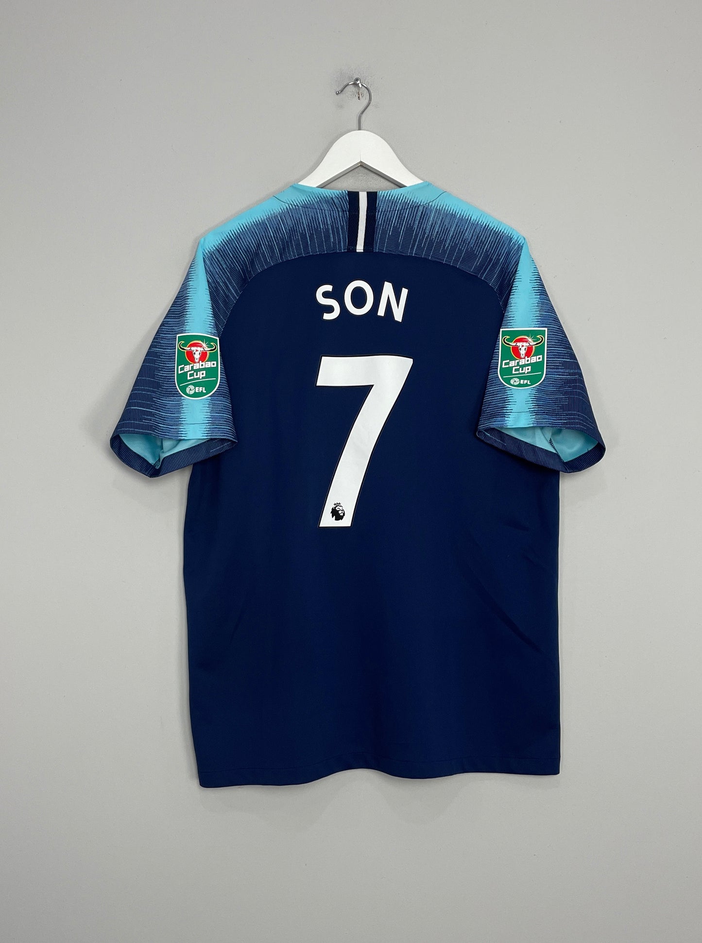 Image of the Tottenham Son shirt from the 2018/19 season
