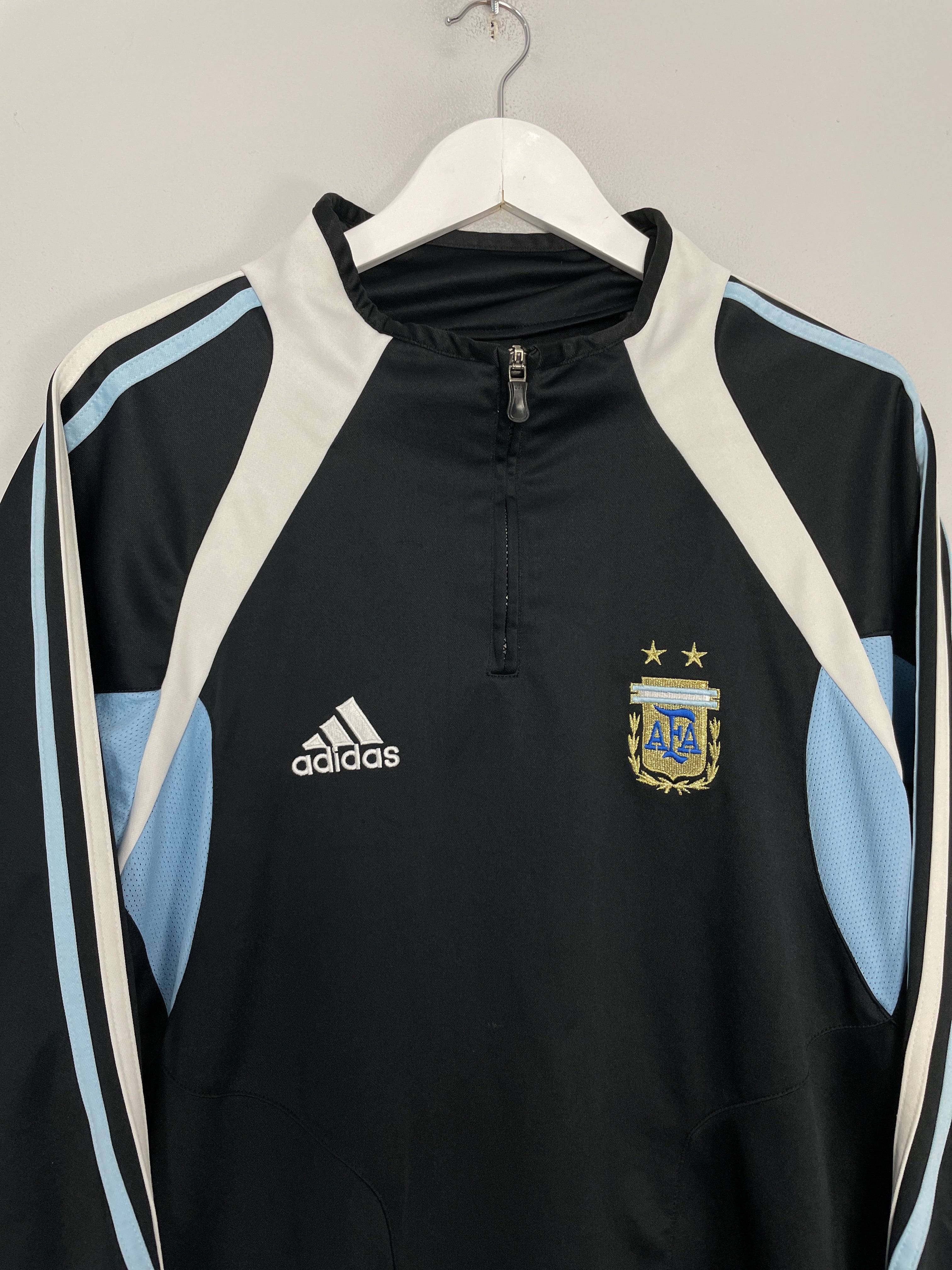 Shop 2004/05 ARGENTINA 1/4 ZIP JACKET (XL) ADIDAS, classic football shirts, vintage football shirts & retro soccer jerseys at Cult Kits
