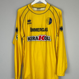 2007/08 MODENA TAMBERINI #23 *MATCH ISSUE + SIGNED* L/S HOME SHIRT (XL) ERREA