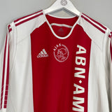Shop 2002/04 AJAX L/S HOME SHIRT (L) ADIDAS, classic football shirts, vintage football shirts & retro soccer jerseys at Cult Kits