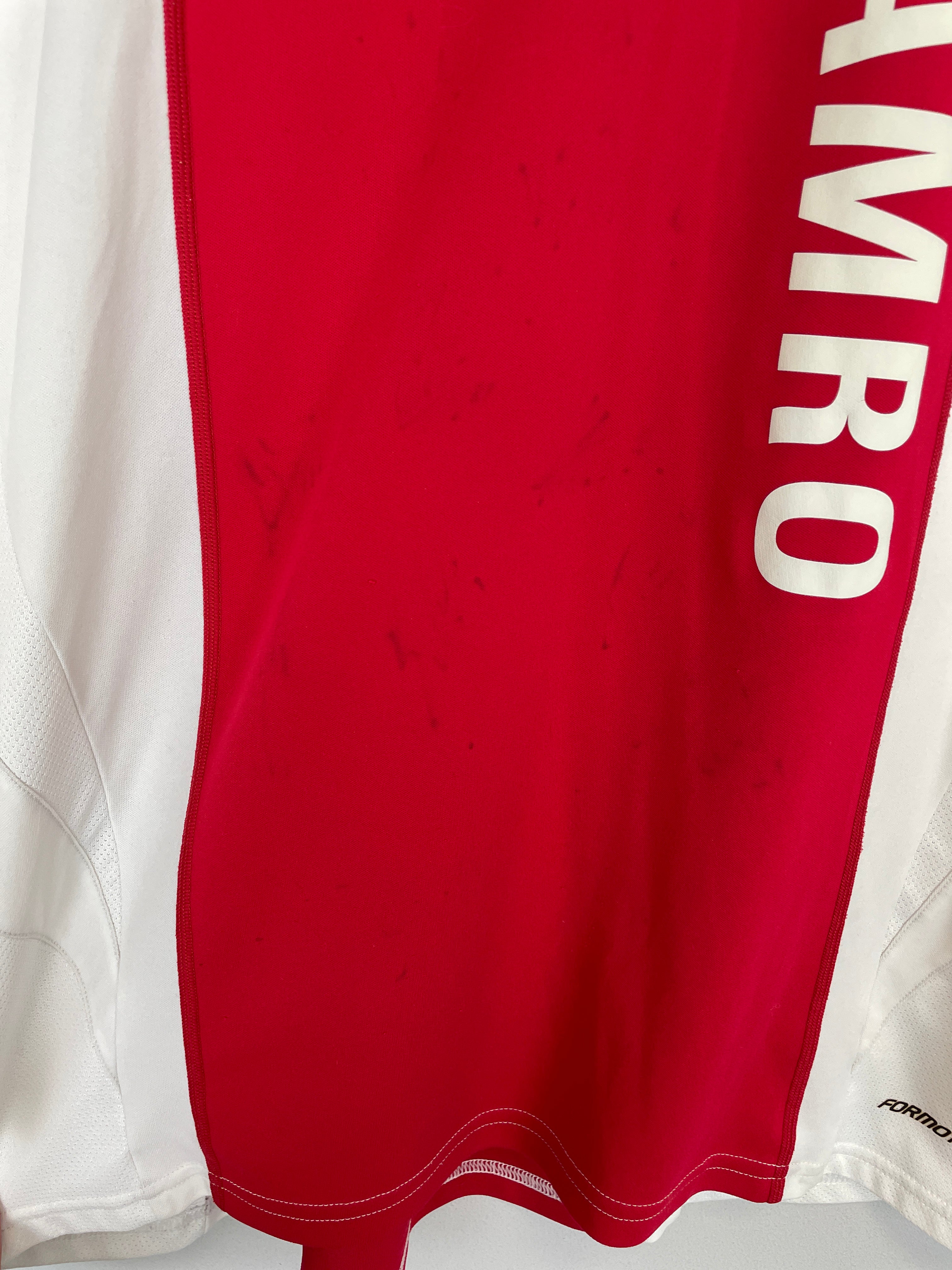 Shop 2002/04 AJAX L/S HOME SHIRT (L) ADIDAS, classic football shirts, vintage football shirts & retro soccer jerseys at Cult Kits
