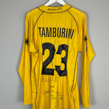2007/08 MODENA TAMBERINI #23 *MATCH ISSUE + SIGNED* L/S HOME SHIRT (XL) ERREA