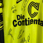 Shop 1993/94 DORTMUND *SIGNED* L/S HOME SHIRT (M) NIKE, classic football shirts, vintage football shirts & retro soccer jerseys at Cult Kits