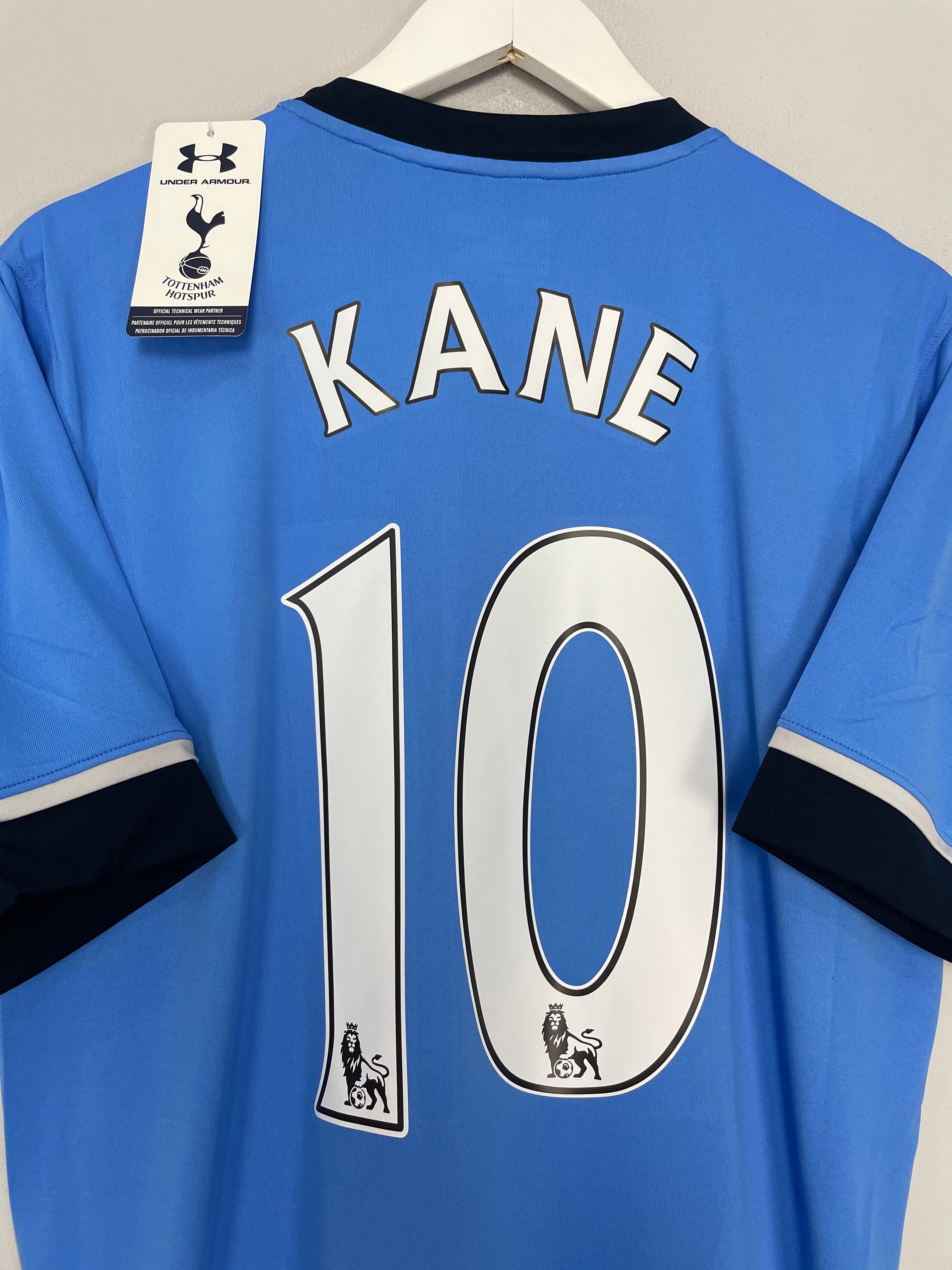 Shop 2015/16 TOTTENHAM KANE #10 *BNWT* AWAY SHIRT (L) UNDER ARMOUR, classic football shirts, vintage football shirts & retro soccer jerseys at Cult Kits