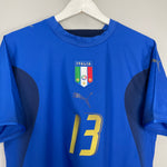Shop 2006 ITALY NESTA #13 HOME SHIRT (M) PUMA, classic football shirts, vintage football shirts & retro soccer jerseys at Cult Kits