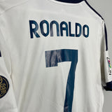 2012/13 REAL MADRID RONALDO #7 HOME SHIRT (M) ADIDAS