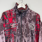 Shop 1996/97 AJAX TRACK JACKET (L) UMBRO, classic football shirts, vintage football shirts & retro soccer jerseys at Cult Kits