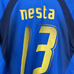 Shop 2006 ITALY NESTA #13 HOME SHIRT (M) PUMA, classic football shirts, vintage football shirts & retro soccer jerseys at Cult Kits