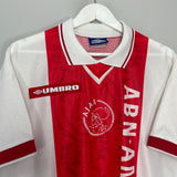 Shop 1998/99 AJAX HOME SHIRT (L) UMBRO, classic football shirts, vintage football shirts & retro soccer jerseys at Cult Kits