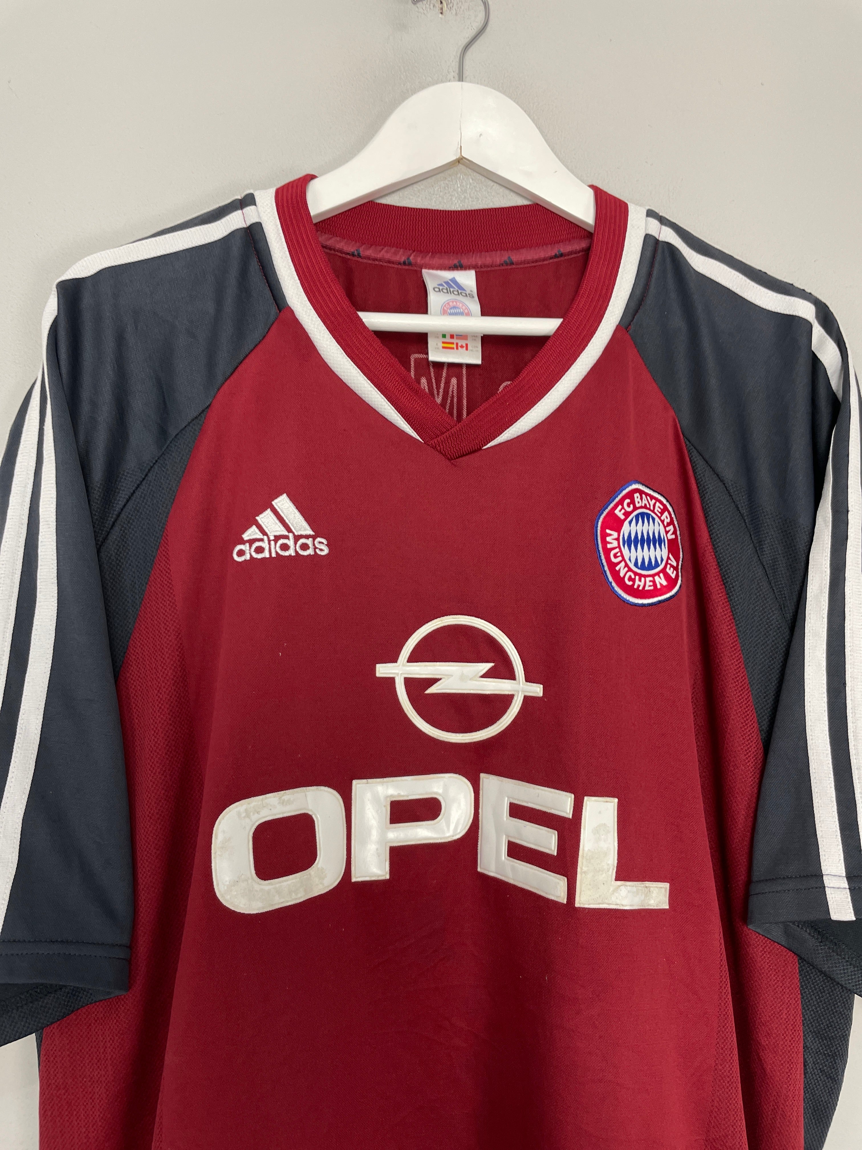 Shop 2001/02 BAYERN MUNICH HOME SHIRT (XXL) ADIDAS, classic football shirts, vintage football shirts & retro soccer jerseys at Cult Kits