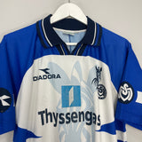 Shop 1998/99 DUISBERG #9 HOME SHIRT (L) DIADORA, classic football shirts, vintage football shirts & retro soccer jerseys at Cult Kits
