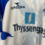 Shop 1998/99 DUISBERG #9 HOME SHIRT (L) DIADORA, classic football shirts, vintage football shirts & retro soccer jerseys at Cult Kits