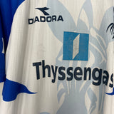 Shop 1998/99 DUISBERG #9 HOME SHIRT (L) DIADORA, classic football shirts, vintage football shirts & retro soccer jerseys at Cult Kits