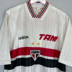 Shop 1996 SAO PAULO HOME SHIRT (L) ADIDAS, classic football shirts, vintage football shirts & retro soccer jerseys at Cult Kits
