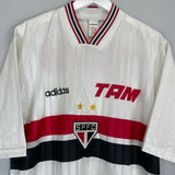 Shop 1996 SAO PAULO HOME SHIRT (L) ADIDAS, classic football shirts, vintage football shirts & retro soccer jerseys at Cult Kits