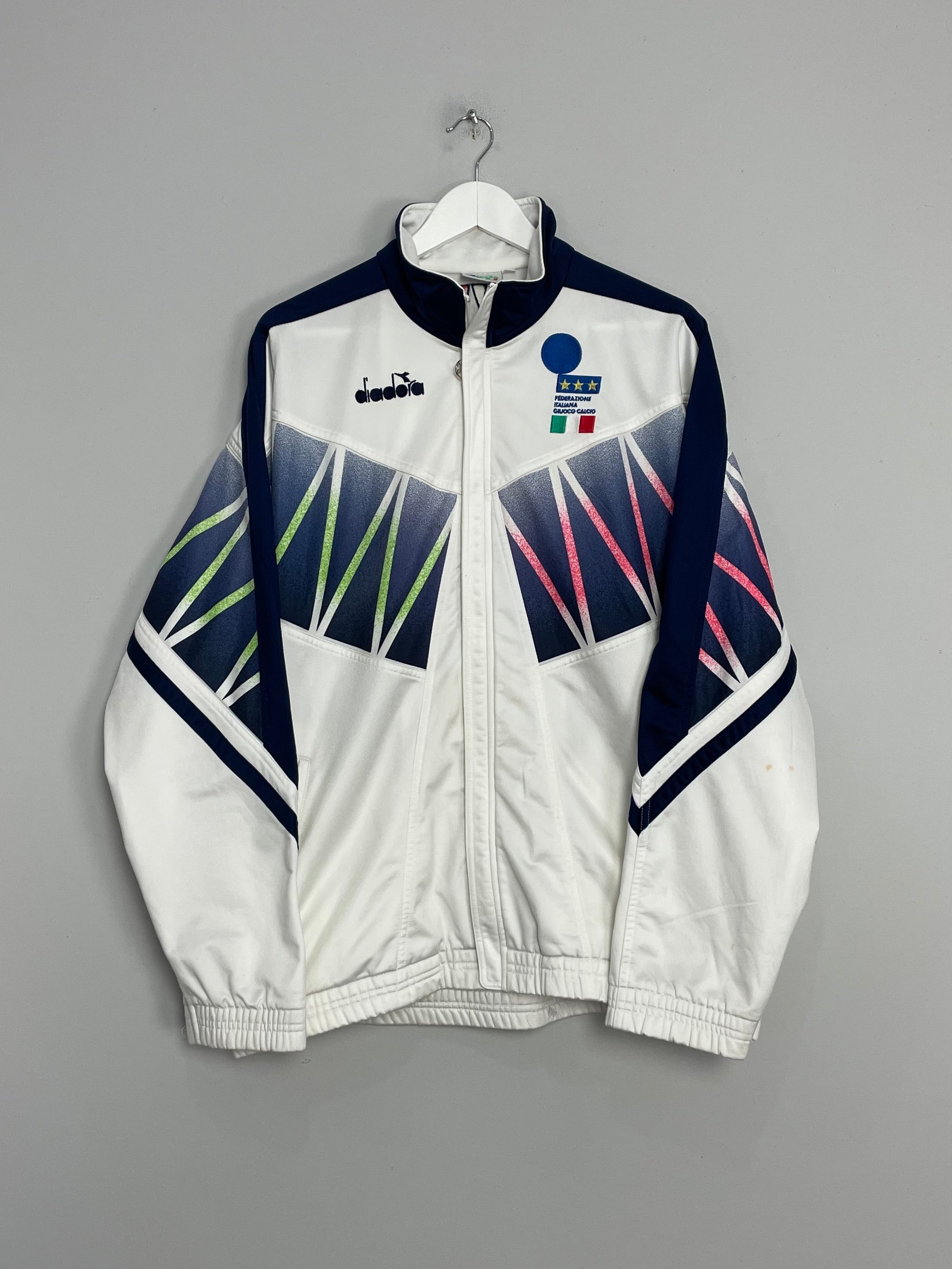 Shop 1994 ITALY TRAINING JACKET (XL) DIADORA, classic football shirts, vintage football shirts & retro soccer jerseys at Cult Kits