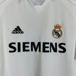 Shop 2005/06 REAL MADRID HOME SHIRT (L) ADIDAS, classic football shirts, vintage football shirts & retro soccer jerseys at Cult Kits