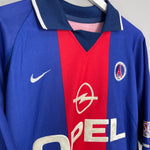 Shop 2000/01 PSG ANELKA #9 HOME SHIRT (XL) NIKE, classic football shirts, vintage football shirts & retro soccer jerseys at Cult Kits