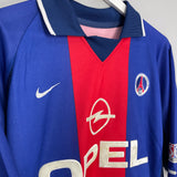 Shop 2000/01 PSG ANELKA #9 HOME SHIRT (XL) NIKE, classic football shirts, vintage football shirts & retro soccer jerseys at Cult Kits