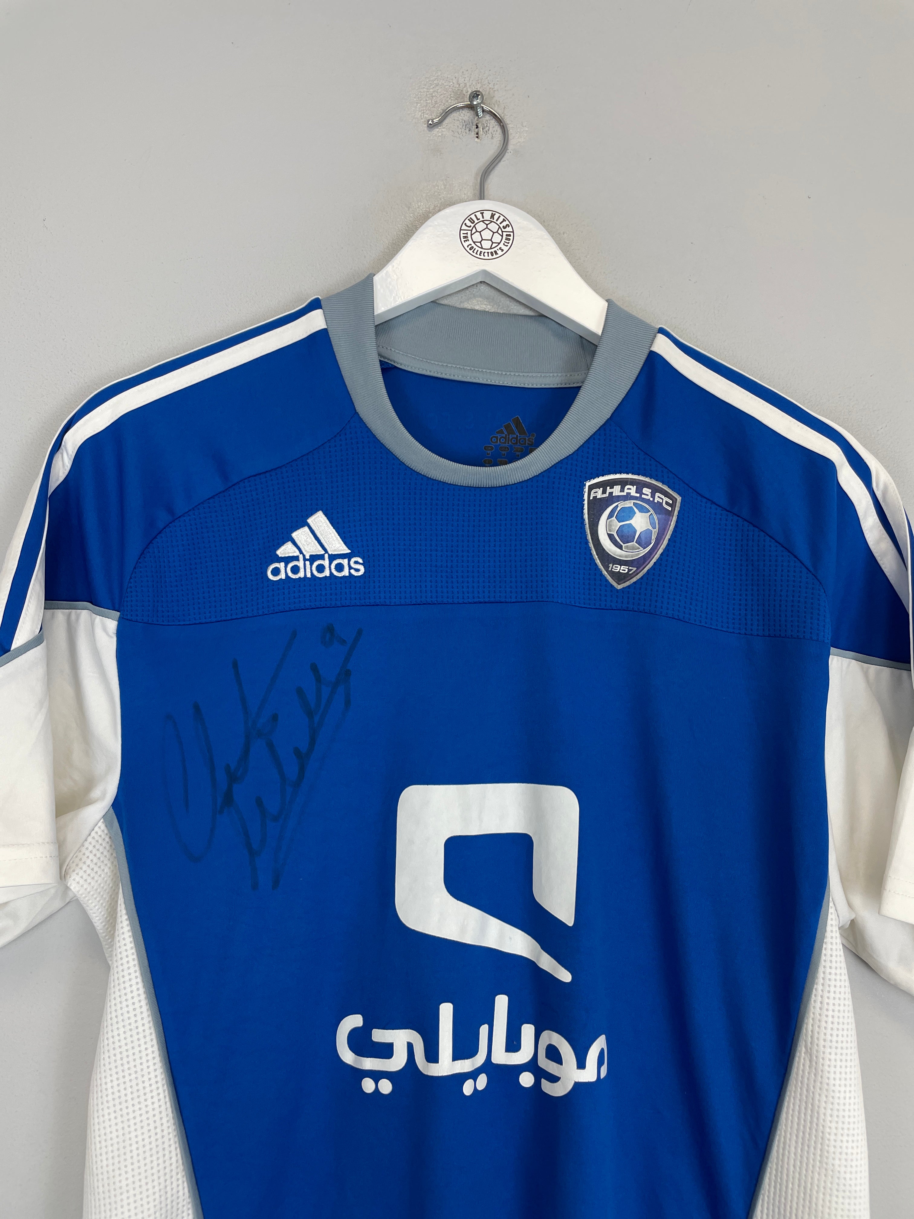 Shop 2010/11 AL HILAL *SIGNED* #10 HOME SHIRT (M) ADIDAS, classic football shirts, vintage football shirts & retro soccer jerseys at Cult Kits
