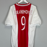 Buy 2004/05 AJAX IBRAHIMOVIC 9 HOME SHIRT (L) ADIDAS ~ Free worldwide shipping available ~ Authentic Vintage Football Shirts from Cult Kits