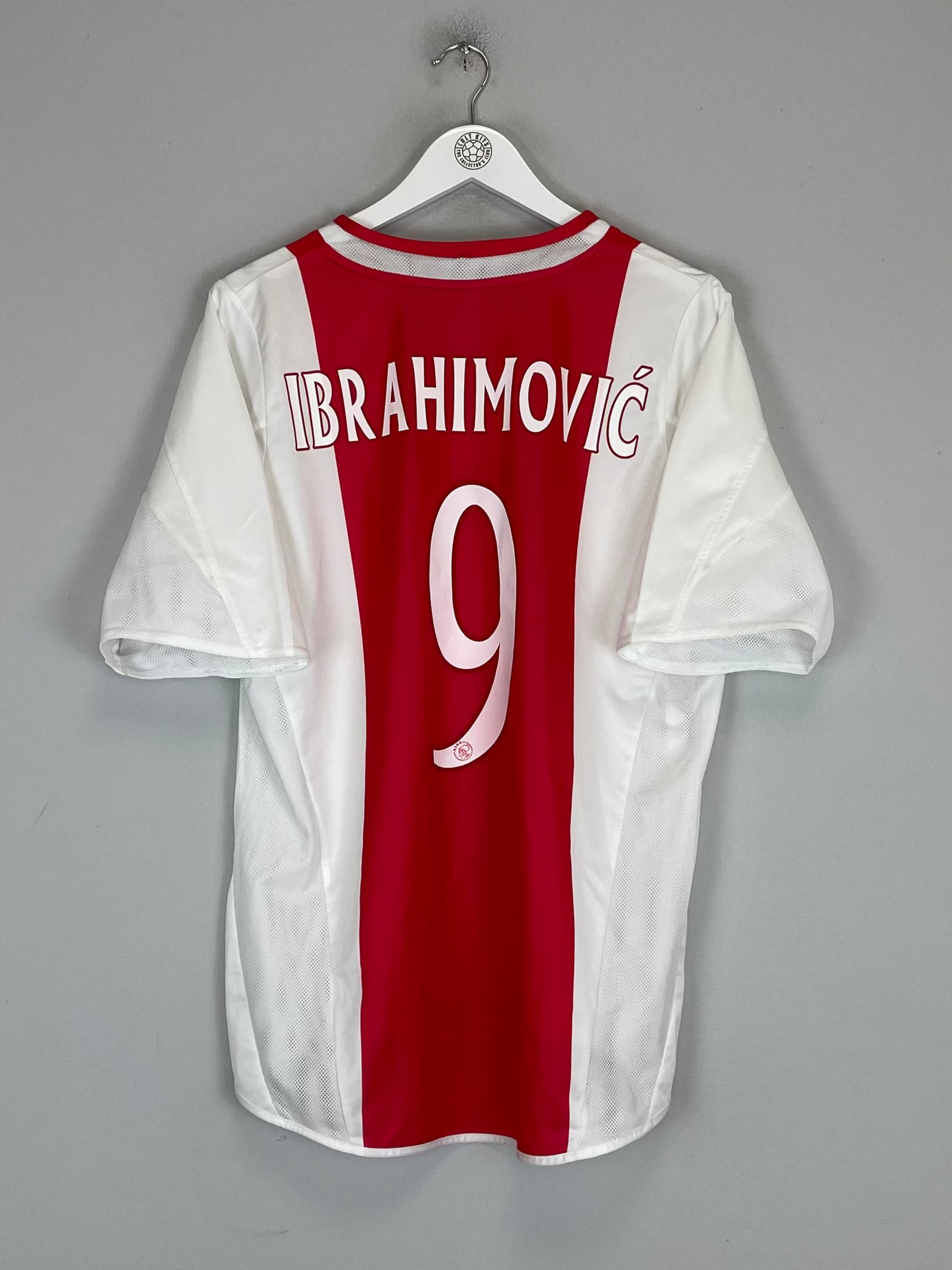 Buy 2004/05 AJAX IBRAHIMOVIC 9 HOME SHIRT (L) ADIDAS ~ Free worldwide shipping available ~ Authentic Vintage Football Shirts from Cult Kits