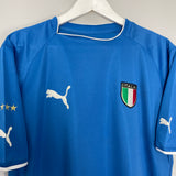 Shop 2003/04 ITALY HOME SHIRT (M) PUMA, classic football shirts, vintage football shirts & retro soccer jerseys at Cult Kits