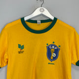 1982/85 BRAZIL #7 FAN SHIRT (S) CAFE DO BRAZIL