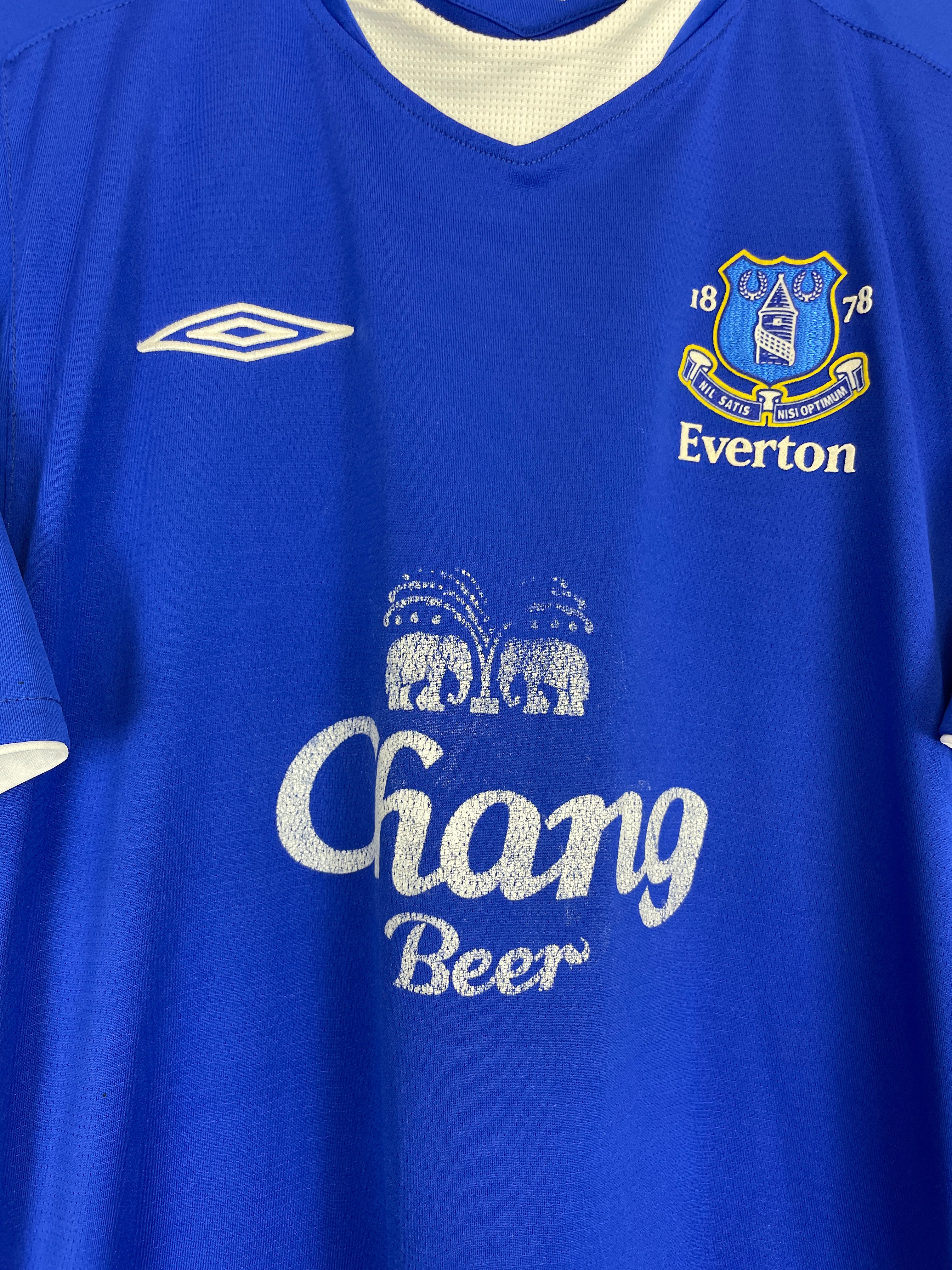 Shop 2005/06 EVERTON HOME SHIRT (L) UMBRO, classic football shirts, vintage football shirts & retro soccer jerseys at Cult Kits