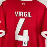 2023/24 LIVERPOOL VIRGIL #4 HOME SHIRT (XL) NIKE
