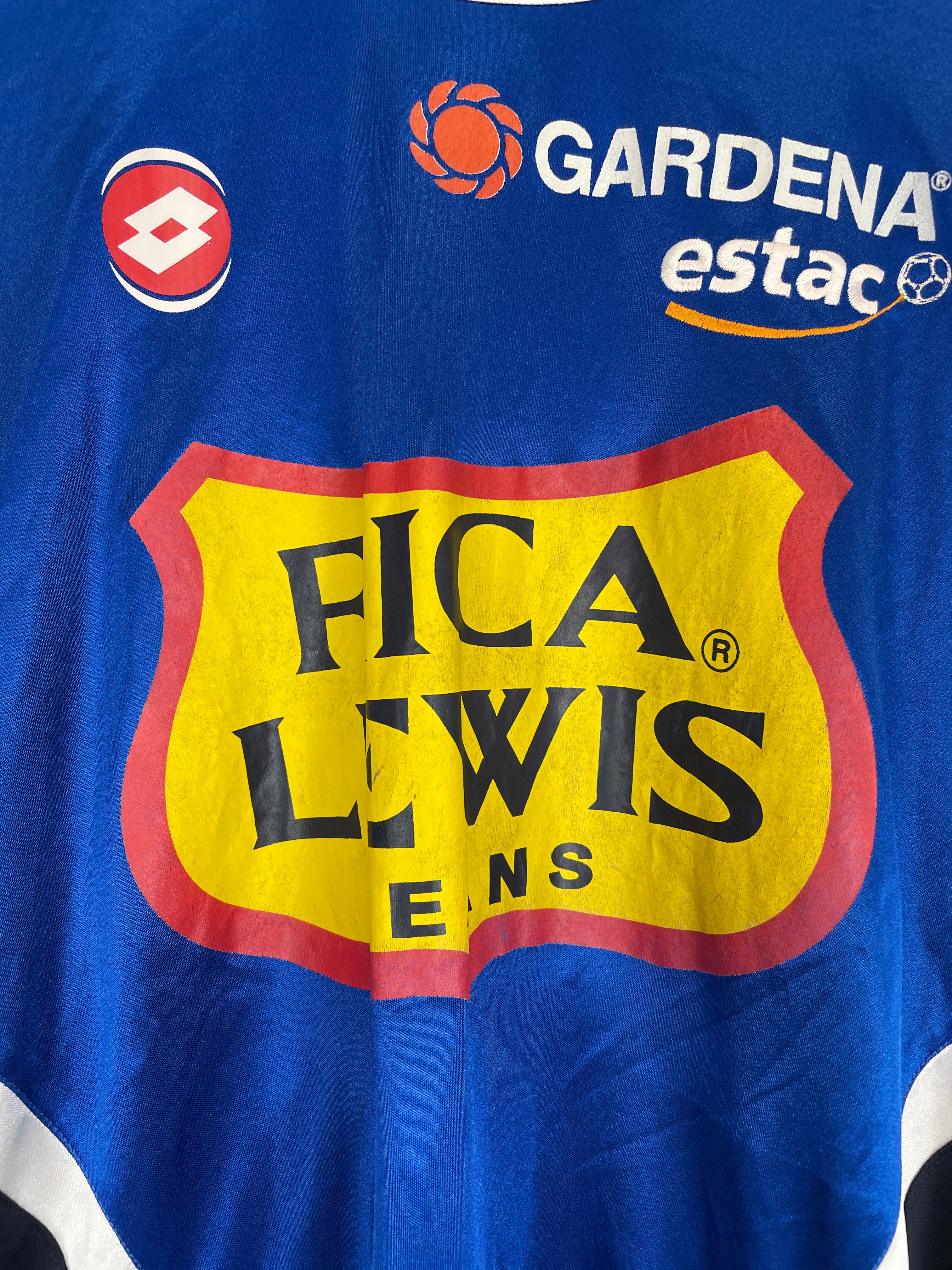 Shop 2002/03 TROYES #33 L/S HOME SHIRT (L) LOTTO, classic football shirts, vintage football shirts & retro soccer jerseys at Cult Kits