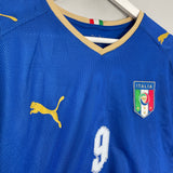 2007/08 ITALY TONI #9 HOME SHIRT (L) PUMA