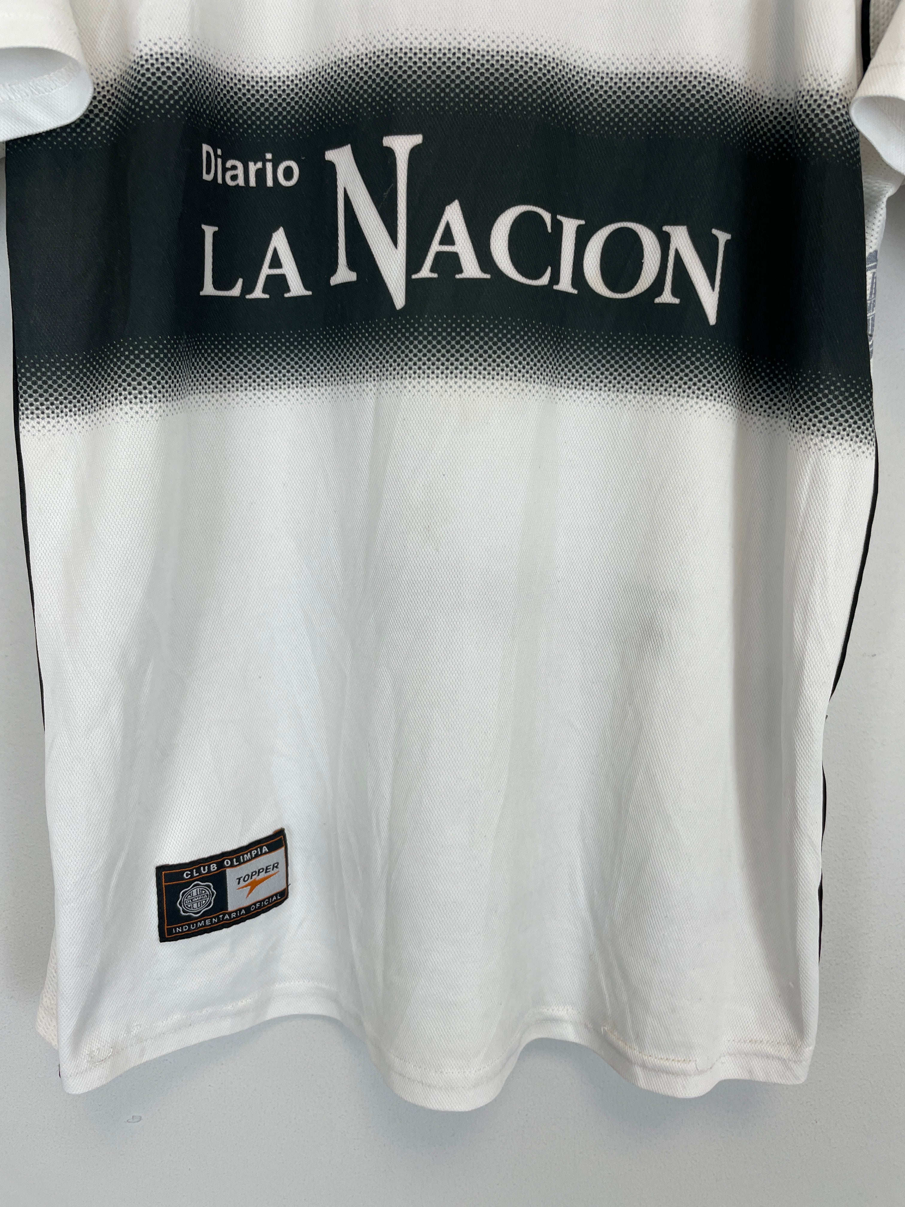 Shop 2002/03 CLUB OLIMPIA HOME SHIRT (M) TOPPER, classic football shirts, vintage football shirts & retro soccer jerseys at Cult Kits