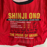 2001/02 URAWA RED DIAMONDS ONO #8 *TRIBUTE* HOME SHIRT (L) PUMA