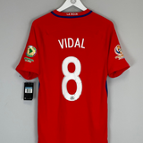 2016/17 CHILE VIDAL #8 *BNWT* HOME SHIRT (M) NIKE