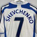 Shop 2007/08 CHELSEA SHEVCHENKO #7 AWAY SHIRT (M) ADIDAS, classic football shirts, vintage football shirts & retro soccer jerseys at Cult Kits
