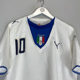 Shop 2006/08 ITALY TOTTI #10 AWAY SHIRT (L) PUMA, classic football shirts, vintage football shirts & retro soccer jerseys at Cult Kits