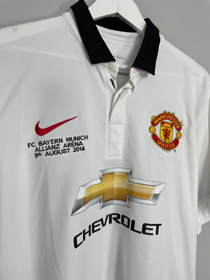 2014/15 MANCHESTER UNITED SCHOLES #18 *BNWT* LEGENDS AWAY SHIRT (XL) NIKE