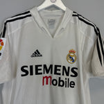 Shop 2004/05 REAL MADRID ZIDANE #5 HOME SHIRT (M) ADIDAS, classic football shirts, vintage football shirts & retro soccer jerseys at Cult Kits