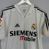 Shop 2004/05 REAL MADRID ZIDANE #5 HOME SHIRT (M) ADIDAS, classic football shirts, vintage football shirts & retro soccer jerseys at Cult Kits