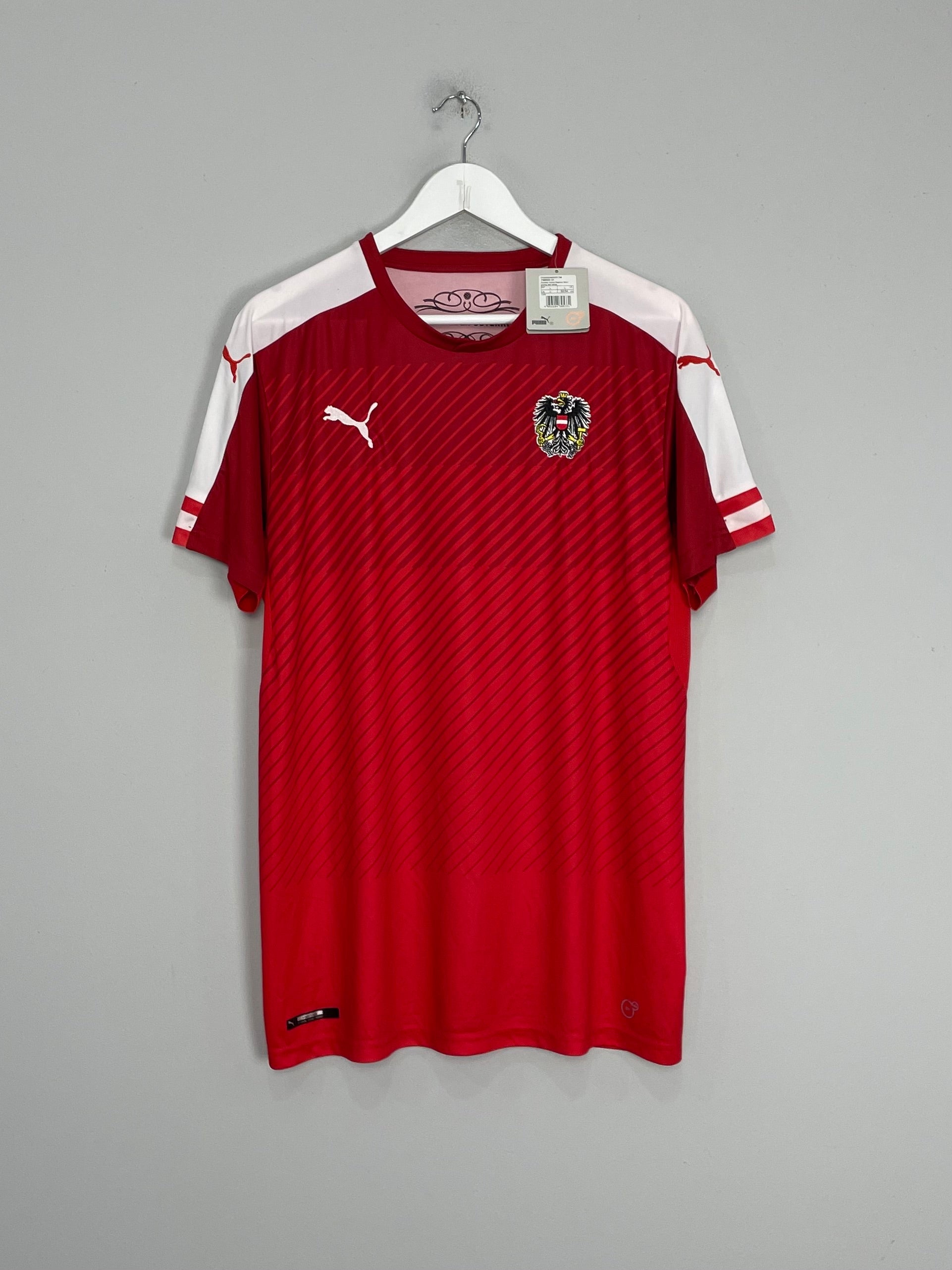 Shop 2016/17 AUSTRIA *BNWT* HOME SHIRT (L) PUMA, classic football shirts, vintage football shirts & retro soccer jerseys at Cult Kits