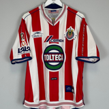 2000/01 CHIVAS GUADALAJARA GUSANO #10 HOME SHIRT (XL) ATLETICA