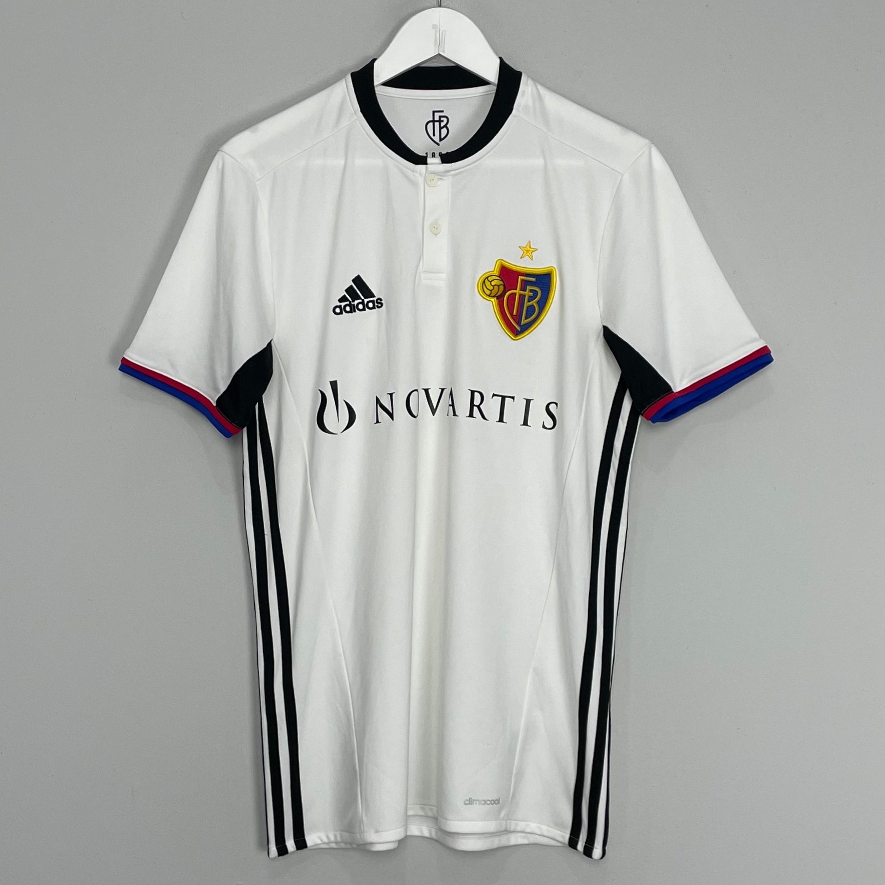 Shop 2016/17 FC BASEL AWAY SHIRT (M) ADIDAS, classic football shirts, vintage football shirts & retro soccer jerseys at Cult Kits