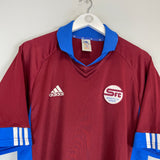 Shop 2001/02 SERVETTE HOME SHIRT (L) ADIDAS, classic football shirts, vintage football shirts & retro soccer jerseys at Cult Kits