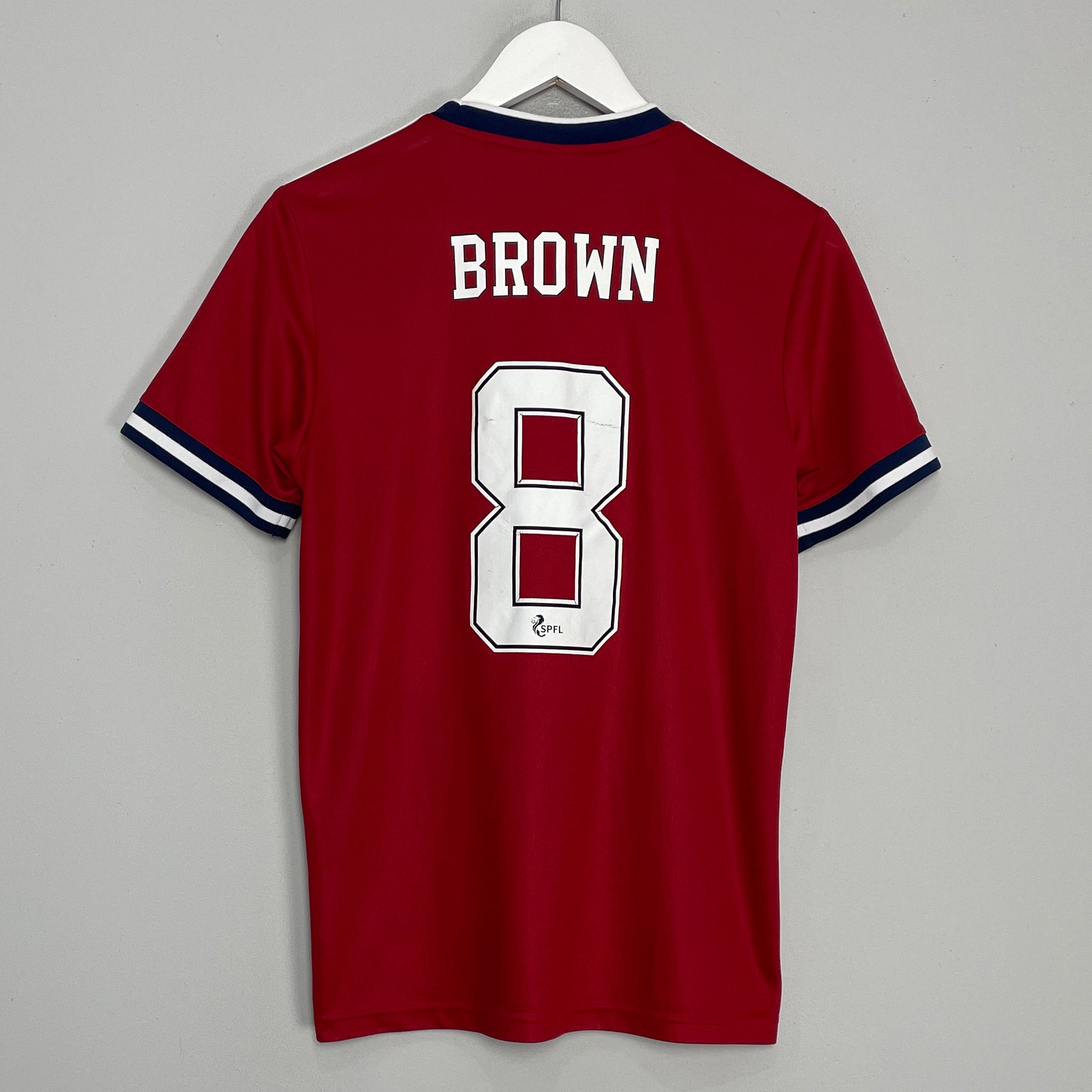 Shop 2021/22 ABERDEEN BROWN #8 HOME SHIRT (S) ADIDAS, classic football shirts, vintage football shirts & retro soccer jerseys at Cult Kits