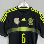 Shop 2013/15 SPAIN A.INIESTA #6 AWAY SHIRT (S) ADIDAS, classic football shirts, vintage football shirts & retro soccer jerseys at Cult Kits