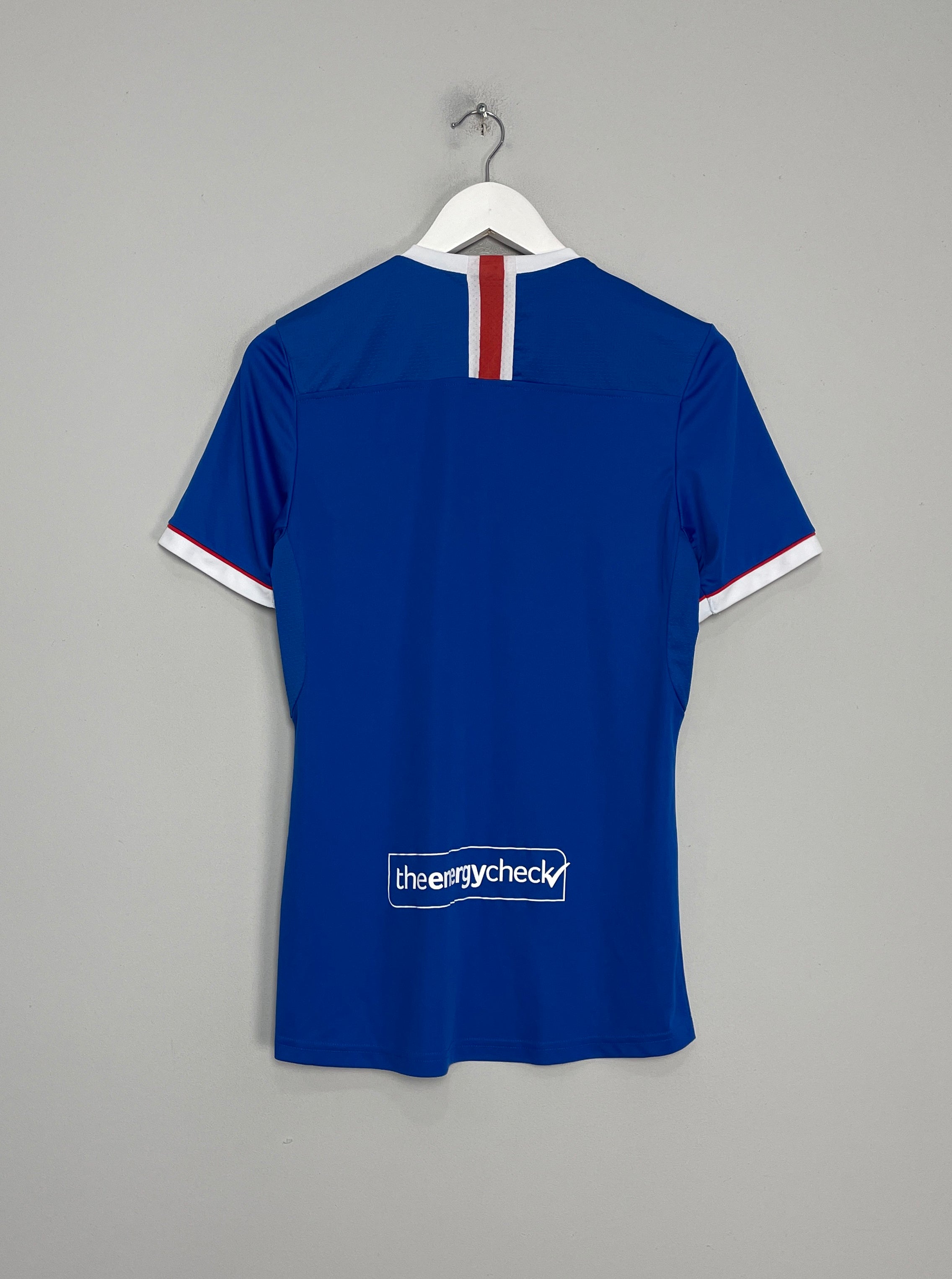 Shop 2020/21 RANGERS HOME SHIRT (S) CASTORE, classic football shirts, vintage football shirts & retro soccer jerseys at Cult Kits