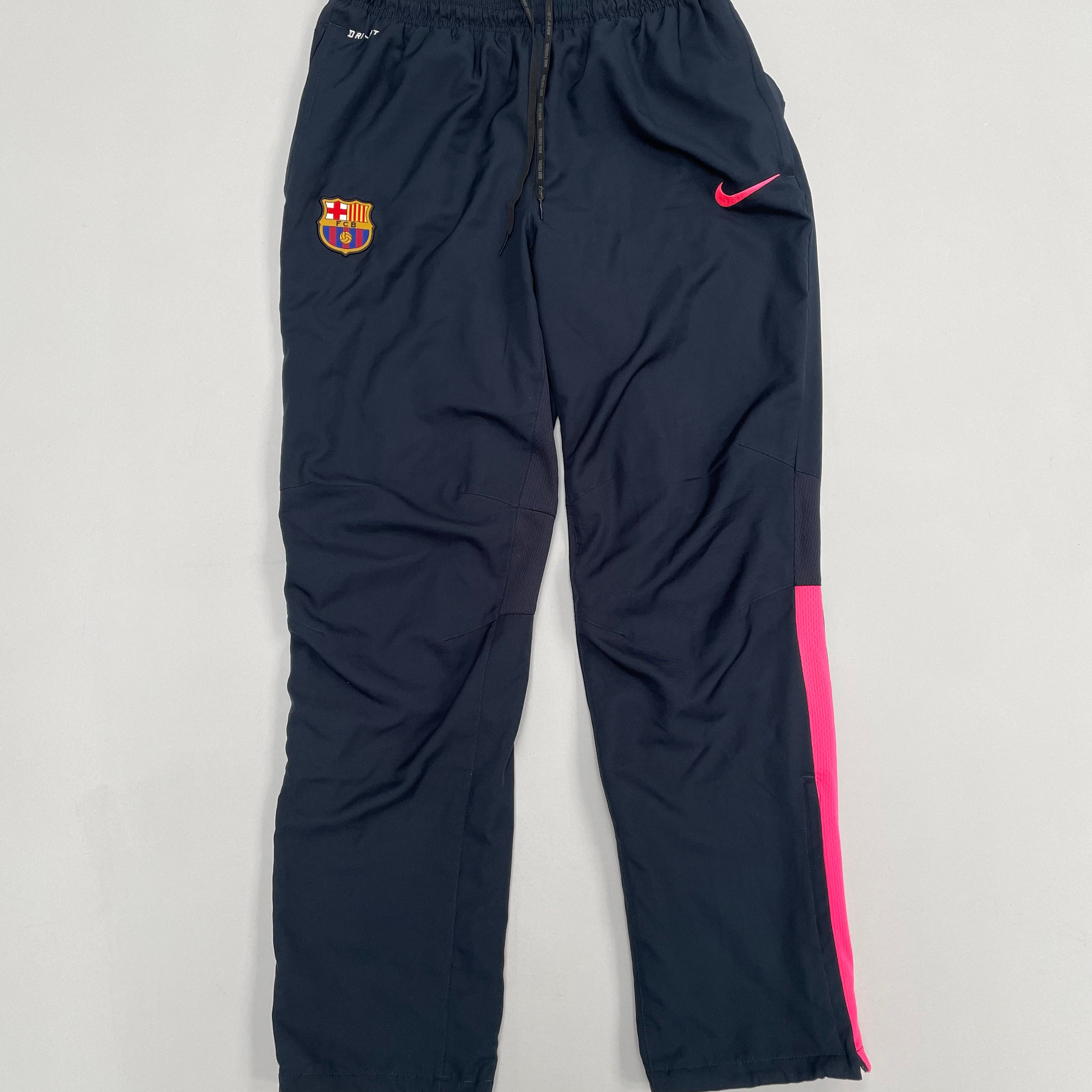 Shop 2010/11 BARCELONA TRACKSUIT BOTTOMS (L) NIKE, classic football shirts, vintage football shirts & retro soccer jerseys at Cult Kits