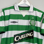 Shop 2004/05 CELTIC JUNINHO #7 HOME SHIRT (L) UMBRO, classic football shirts, vintage football shirts & retro soccer jerseys at Cult Kits